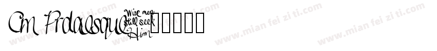 Cm Prdaesque字体转换